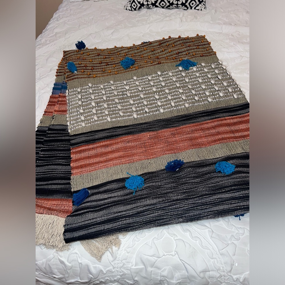 Boho throw blanket